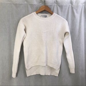 Wilfred Free White Knit Sweater